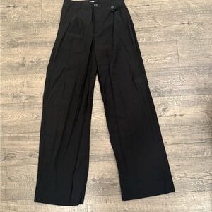 Black Slack Work Pants
